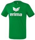 Erima T-Shirt Promo (100% Polyester) dunkelgr&uuml;n/weiss Herren