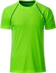Daiber Funktionsshirt James & Nicholson JN 496 Herren Funktions-Shirt schnell