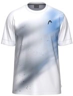 Head T-Shirt Topspin (schnelltrocknend, modern) 2026 weiss/navyblau Herren