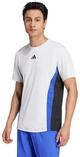 adidas Performance T-Shirt Tennis Pro HEAT.RDY FreeLift weiss/blau/schwarz Herren