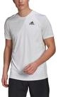 adidas Performance T-Shirt Club 3 Stripes weiss Herren