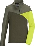 Killtec Fleecepullover KSW 381 BYS LS SHRT dunkeloliv