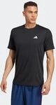 T-Shirt ADIDAS PERFORMANCE "TRAIN ESSENTIALS TRAINING", Herren, Gr. XL,...
