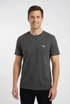T-Shirt LEE "KA PATCH LOGO", Herren, Gr. M, washed_schwarz, Jersey, Obermaterial: