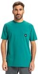 T-Shirt QUIKSILVER "Salt Water 2024", Herren, Gr. XS, gr&uuml;n (teal gr&uuml;n),