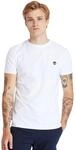 T-Shirt TIMBERLAND "DUNSTAN RIVER Short Sleeve Tee", Herren, Gr. XL, wei&szlig;, Single