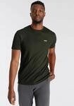 T-Shirt VANS "LEFTCHESTIILOOSESS", Herren, Gr. S, dried kelp, Single Jersey,