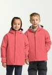 Skijacke JACK WOLFSKIN "FLOWLINE JKT KIDS", M&auml;dchen, Gr. 176, rosa (sunsetcoral),