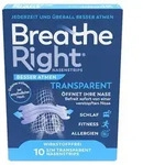 Besser Atmen Breathe Right&reg; Nasenpflaster Nasenstrip transparent (1x10St, 10...