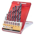 kwb Holzbohrer kwb 514100 Holz-Spiralbohrer-Set 3 mm, 4 mm, 5 mm, 6 mm, 7 mm, 8...