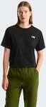 T-Shirt THE NORTH FACE "W EVOLUTION SIMPLE DOME CROP RLX SS TEE", Damen, Gr. L,