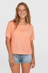 O'Neill T-Shirt Essentials Script T-Shirt mit U-Ausschnitt, in Drape-Optik
