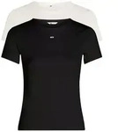 Tommy Jeans Kurzarmshirt TJW 2PACK SLIM ESSENTIAL RIB SS (Packung, 2-tlg.,...