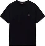 T-Shirt NAPAPIJRI "S-NINA 941 BLACK BEAUTY", Damen, Gr. S, schwarz (schwarz beauty),