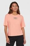 T-Shirt O'NEILL "SUMMER MUSTHAVES BACK PRINT T-SHIRT", Damen, Gr. S (36), rosa (coral