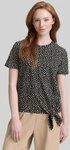 TOM TAILOR Denim T-Shirt T-Shirt T-Shirt mit Knoten-Detail