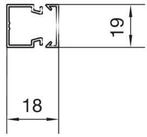 Hager Kabelf&uuml;hrung Tehalit Leitungsf&uuml;hrungskanal 20x20mm verkehrswei&szlig;...