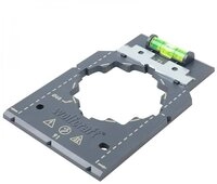 Wolfcraft Wasserwaage Wolfcraft Markier- und Ausrichtschablone f&uuml;r HWD