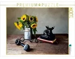 CALVENDO Puzzle CALVENDO Puzzle Stillleben mit Sonnenblumen, 1000 Teile...