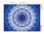 CALVENDO Puzzle CALVENDO Puzzle Mandala Blume des Lebens blau, 1000 Teile
