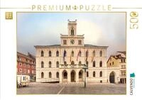 CALVENDO Puzzle CALVENDO Puzzle Rathaus am Marktplatz im neugothischem Stil mit