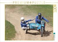 CALVENDO Puzzle CALVENDO Puzzle Motocross Beiwagen-Fahrer mit Copilot in Action,