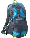FISCHER Fahrrad Fahrradrucksack Rucksack mit Helmnetz, mit Helmnetz blau|grau