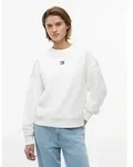 Tommy Jeans Kapuzensweatshirt TJW BXY BADGE CREW EXT Baumwolle, K&auml;ngurutasche...