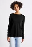 STREET ONE Strickpullover aus elastischem Materialmix