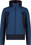 CMP Langarmshirt MAN JACKET FIX HOOD OCEAN