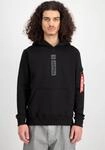 Kapuzensweatshirt ALPHA INDUSTRIES "Alpha PP Hoody", Herren, Gr. L, schwarz,