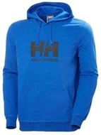 Helly Hansen Kapuzenpullover Logo Hoodie (Bio-Baumwolle) kobaltblau Herren