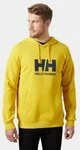 Helly Hansen Kapuzenpullover Logo Hoodie (Bio-Baumwolle) gelb Herren