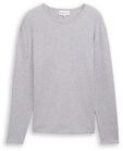 TOM TAILOR Strickpullover structured roll edge knit