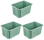keeeper Aufbewahrungsbox Emil, 3er Set, 45 L, 54,5 x 39 x 29,5 cm (Set, 3 St),