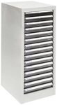 PROREGAL&reg; Aktenschrank Schubladencontainer Kobra mit 5 Schubladen, HxBxT
