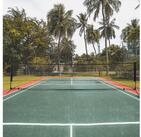 HOMCOM Badmintonnetz Tennisnetz tragbares Set f&uuml;r Garten Outdoor (Volleyballnetz,