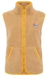 Zwillingsherz Fleeceweste Teddyweste "Leo Herzpatch" braun S