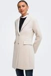 Kurzmantel ONLY "ONLMICOL FITTED COAT CC OTW", Damen, Gr. M, peyote, Web,