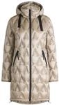 Daunenmantel GIL BRET "Daunenmantel mit Kapuze", Damen, Gr. 42, beige (silber cloud),