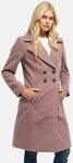 Navahoo Wintermantel Wooly edler Damen Trenchcoat in Wollmantel-Optik