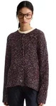 Marc O'Polo DENIM Cardigan relaxed aus Baumwoll-Schurwolle-Mix aus Tweed, mit