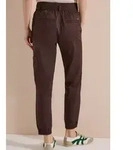 CECIL Stoffhose Style Chelsea im Loose Fit und im Papertouch-Style/mit G&uuml;rtel braun