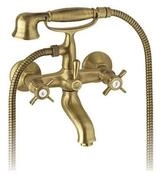 TRIZERATOP Wannenarmatur Badewannenarmaturen mit Brause Bronze Retro