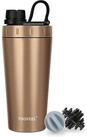 TOOFEEL Protein Shaker Isolierte Protein Shaker Flasche 20 oz Edelstahl BPA-frei Gym