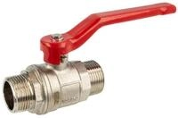 tecuro Kugelhahn beidseitig AG 1/4 bis 2 Zoll, langer Stahlhebel