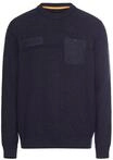 Strickpullover CAMEL ACTIVE, Herren, Gr. M, blau (tinted blau), Strick, Obermaterial:
