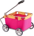 Haba Stoffpuppe Zubeh&ouml;r f&uuml;r Stoffpuppe Puppen-Bollerwagen Beere 2014040001