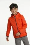 Regenjacke TROLLKIDS "Kids Trolltunga Jacket", Kinder, Gr. 128, flame orange, mystic