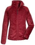 Fleecejacke KILLTEC "KOW 56 WMN FLC JCKT", Damen, Gr. 36, rot (bordeaux),